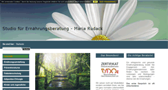 Desktop Screenshot of maria-rudack.de