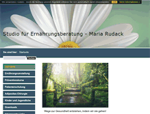 Tablet Screenshot of maria-rudack.de